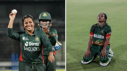 অবিশ্বাস্য জয়ের ম্যাচে জোড়া বিশ্বরেকর্ড গড়েছেন রিতু-নাহিদা
