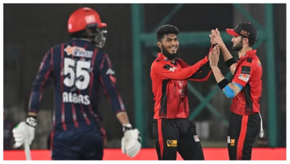 পিএসএলে প্রশংসায় ভাসছেন রিশাদ, জেতালেন দলকে