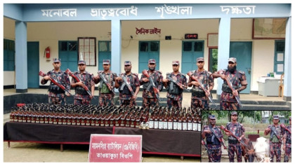 শেরপুরে ৪৯৭ বোতল ভারতীয় মদ ও ২টি গরু জব্দ
