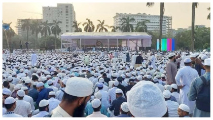 সোহরাওয়ার্দী উদ্যানে হেফাজতে ইসলামের মহাসমাবেশ অনুষ্ঠিত হচ্ছে