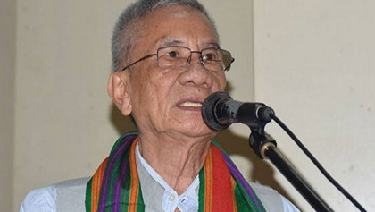 ভারতের উদ্দ্যেশে রওয়ানা হলেন সন্তু লারমা
