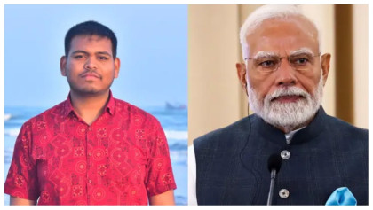 মোদিকে ভালো হয়ে যাওয়ার হুশিয়ারি দিলেন এনসিপি নেতা