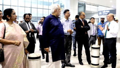 শাহজালাল বিমানবন্দরের তৃতীয় টার্মিনাল পরিদর্শনে তিন উপদেষ্টা, উদ্বোধন বছরের শেষার্ধে