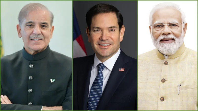 ভারত -পাকিস্তান প্রধানমন্ত্রীকে মার্কিন পররাষ্ট্রমন্ত্রীর ফোন