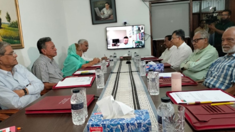 বিএনপির স্থায়ী কমিটির জরুরি বৈঠক শুরু, গুলশানে চলছে আলোচনা