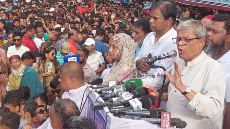 কোনো শক্তিই বাংলাদেশকে দাবিয়ে রাখতে পারবে না: ফখরুল