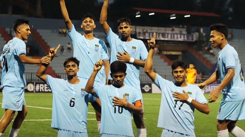 ভুটানকে হারিয়ে সেমিফাইনালে বাংলাদেশ
