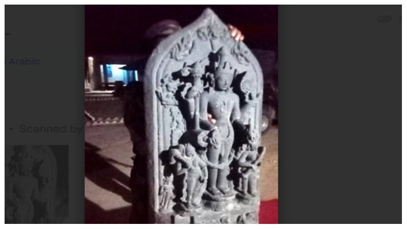 পোরশায় ৭৬কেজি ওজনের কষ্টি পাথরের মূর্তি উদ্ধার